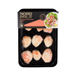 Мясо камчатского краба "Кулак" NORD MILE, 300 гр